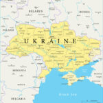 Map of Ukraine – Vector illustration